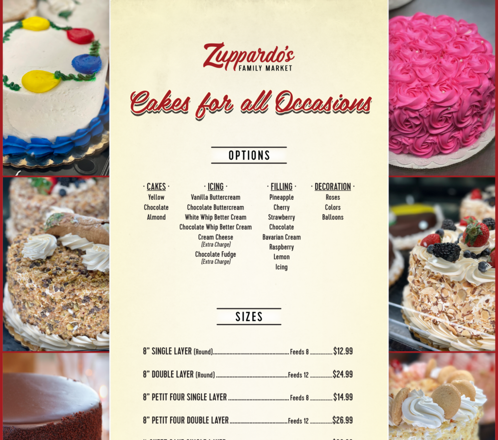 Cakes Zuppardo's Family Market