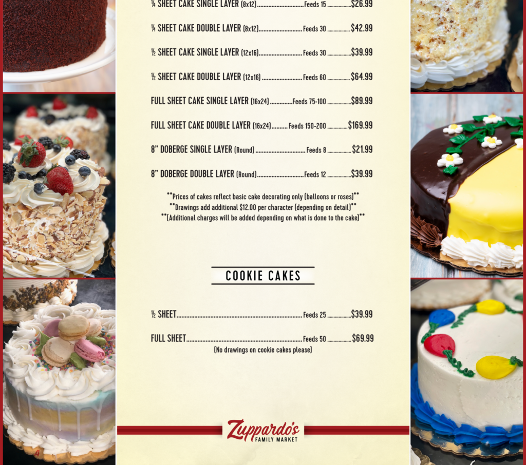 Cakes Zuppardo's Family Market