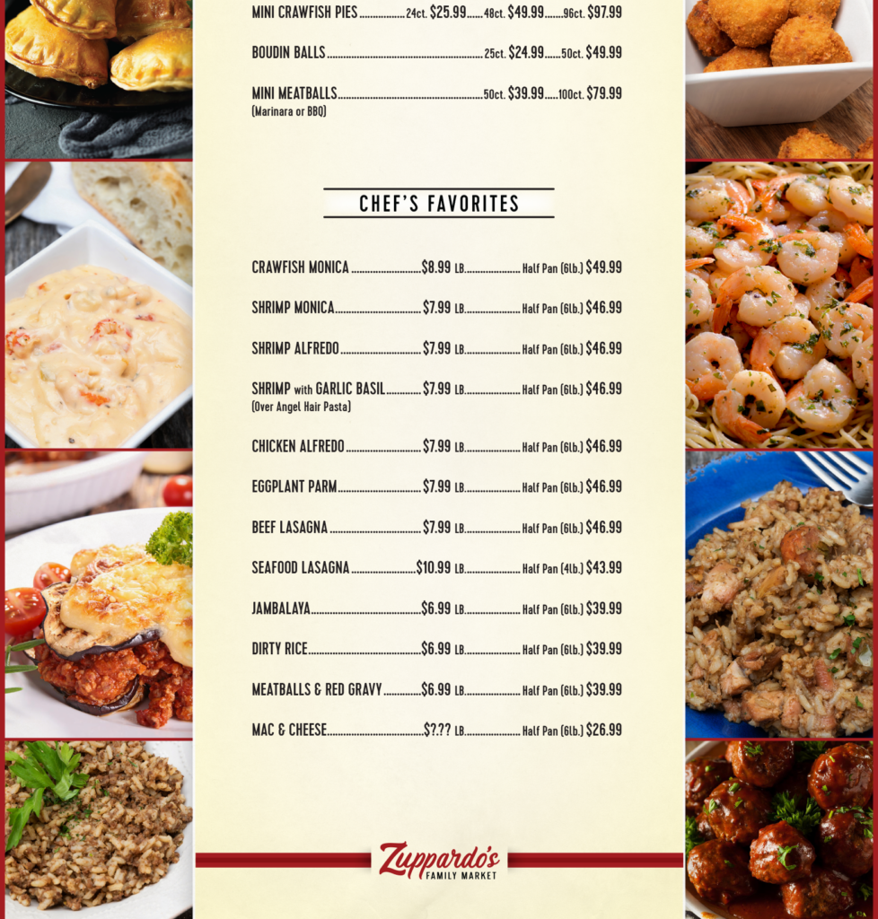 Catering zuppardo s family market