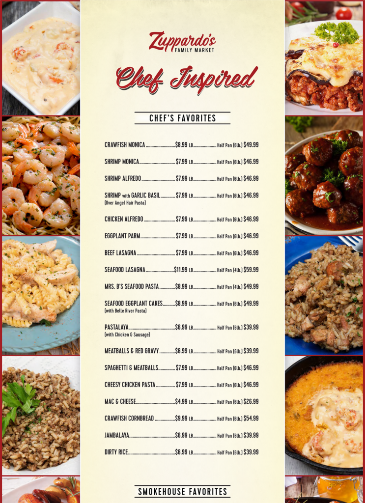 Chef Inspired & Deli Prepared Meals - Zuppardo's Family Market