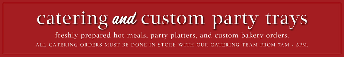 Zuppardo's catering and custom party trays.